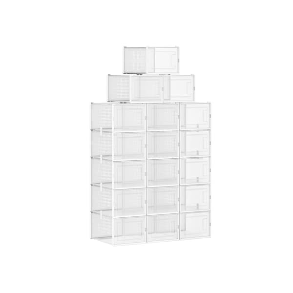 Skokartonger transparent-vita