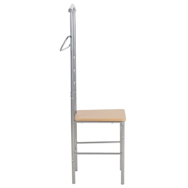 vidaXL Klesstativ med stol 2 stk metall