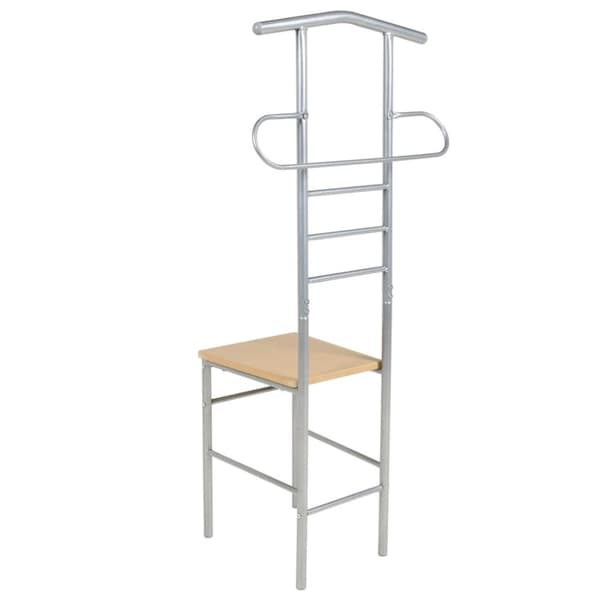 vidaXL Klesstativ med stol 2 stk metall