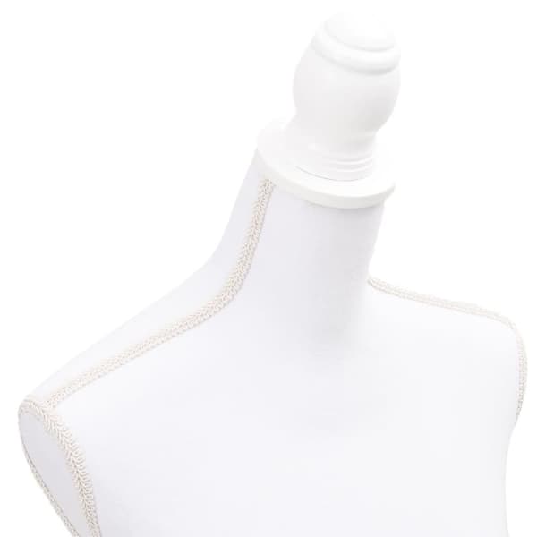 vidaXL Mallinukke naisen torso valkoinen
