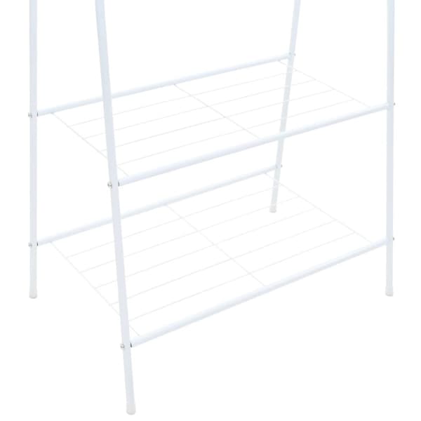 vidaXL Klesstativ 59x35x150 cm hvit