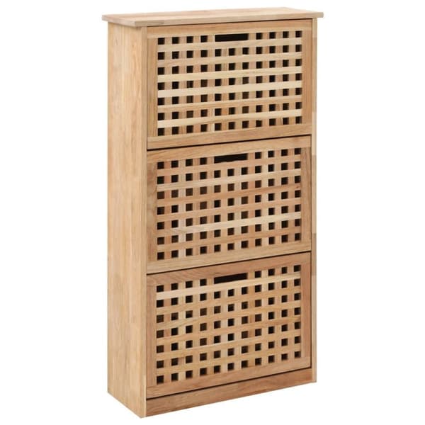 vidaXL Kenkäkaappi 55x20x104 cm pähkinäpuu