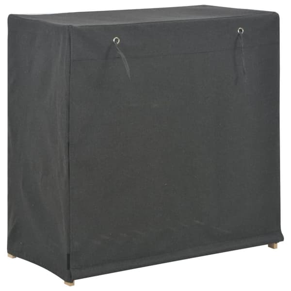 vidaXL skoskab med overtræk 79 x 40 x 80 cm stof grå