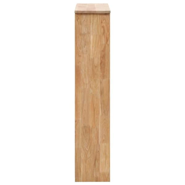vidaXL Skoskåp massivt valnötsträ 55x20x104 cm