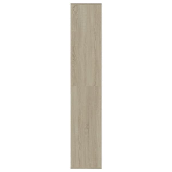 vidaXL Skoskap sonoma eik 54x34x183 cm sponplate