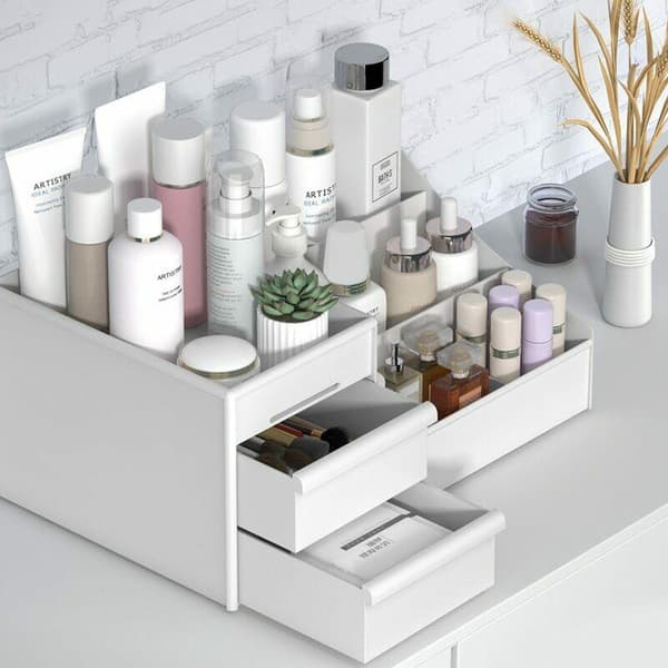Makeup-Opbevaring - Hvid