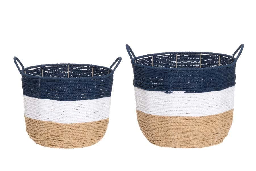 Korgar med handtag Sea 2-pack