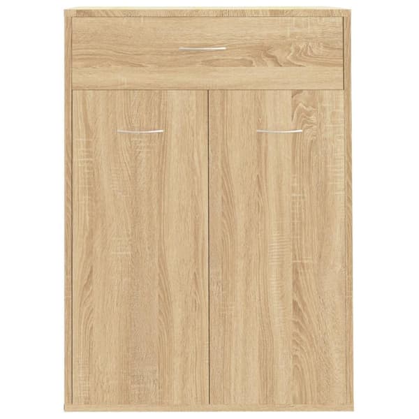 vidaXL skoskab 60x35x84 cm konstrueret træ sonoma-eg