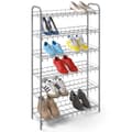 Pikkukuva 2 / 2: Metaltex 6-tasoinen kenkäteline Shoe 6 hopeanharmaa