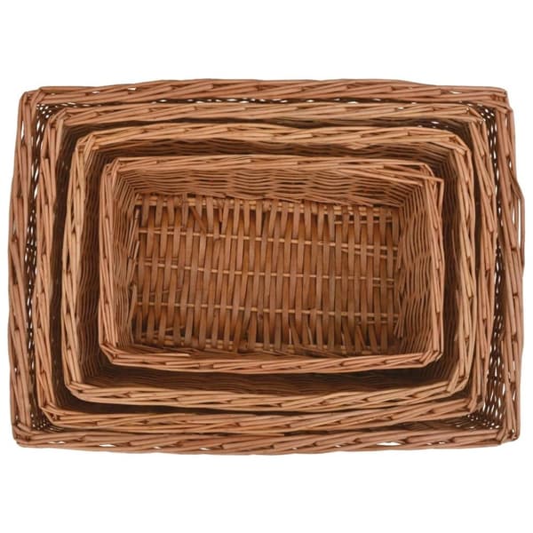 vidaXL Korgar 4 st brun pil