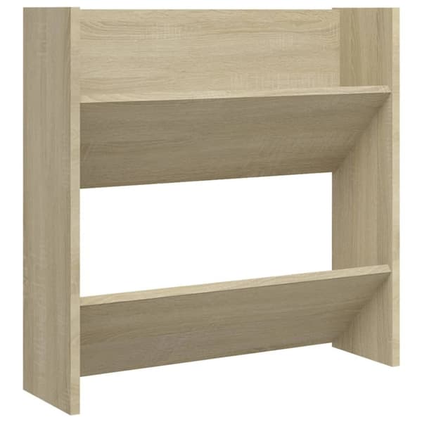 vidaXL Veggskoskap sonoma eik 60x18x60 cm sponplate