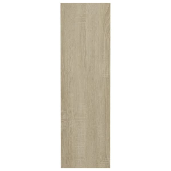 vidaXL væghængte skoskabe 2 stk. 80x18x60 cm spånplade sonoma-eg