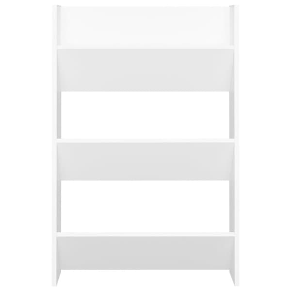 vidaXL Veggskoskap 2 stk hvit 60x18x90 cm sponplater