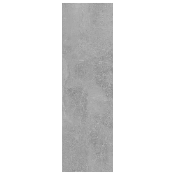 vidaXL Veggskoskap betonggrå 60x18x60 cm sponplate