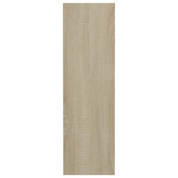 vidaXL Veggskoskap 2 stk sonoma eik 60x18x60 cm sponplater