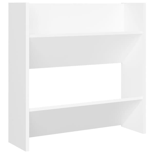 vidaXL Seinäkenkäkaapit 4 kpl valkoinen 60x18x60 cm lastulevy
