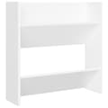 Miniatyrbilde 5 av 8: vidaXL Veggskoskap 4 stk hvit 60x18x60 cm sponplater