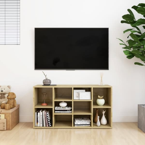 vidaXL skoreol 103x30x54,5 cm spånplade sonoma-eg