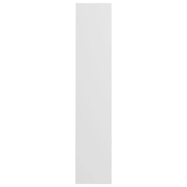 vidaXL Veggskoskap hvit 60x18x90 cm sponplater