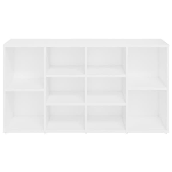 vidaXL skoreol 103x30x54,5 cm spånplade hvid