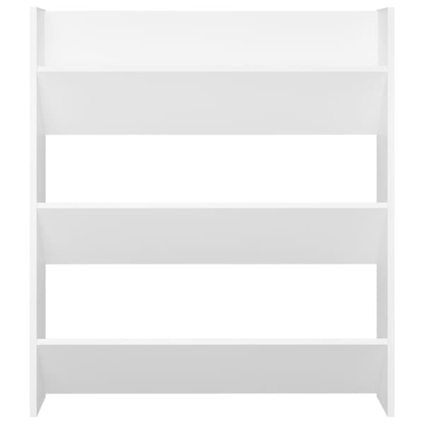 vidaXL Veggskoskap 2 stk hvit 80x18x90 cm sponplater