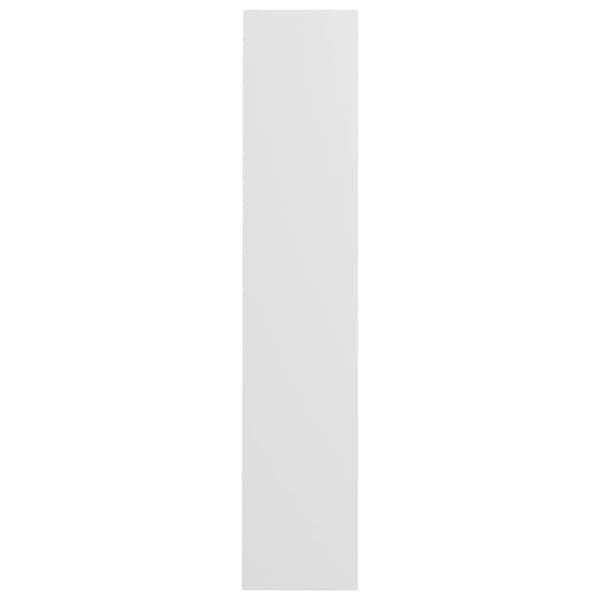vidaXL Veggskoskap 2 stk hvit 80x18x90 cm sponplater
