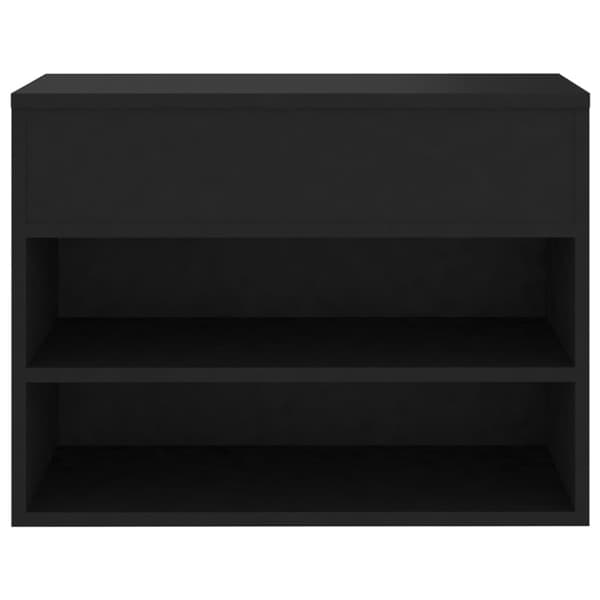 vidaXL Skobenk svart 60x30x45 cm konstruert tre