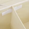 Miniatyrbillede 7 af 9: vidaXL opbevaringskasser 2 stk. 50x30x25 cm stof cremefarvet