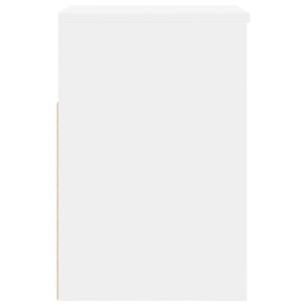 vidaXL skoreol 60x30x45 cm spånplade hvid