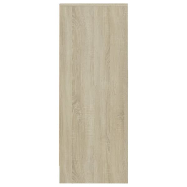 vidaXL skoreol 60x35x92 cm spånplade sonoma-eg