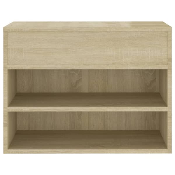 vidaXL Skobenk sonoma eik 60x30x45 cm konstruert tre
