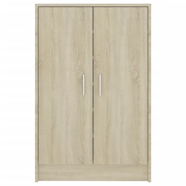 vidaXL Skoskåp sonoma-ek 60x35x92 cm konstruerat trä