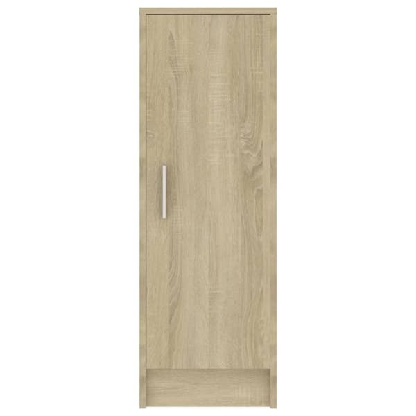vidaXL skoskab 32x35x92 cm spånplade sonoma-eg