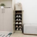 Miniatyrbillede 1 af 10: vidaXL skoskab 32x35x92 cm spånplade sonoma-eg