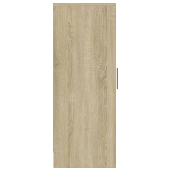 vidaXL Skoskåp sonoma-ek 32x35x92 cm spånskiva