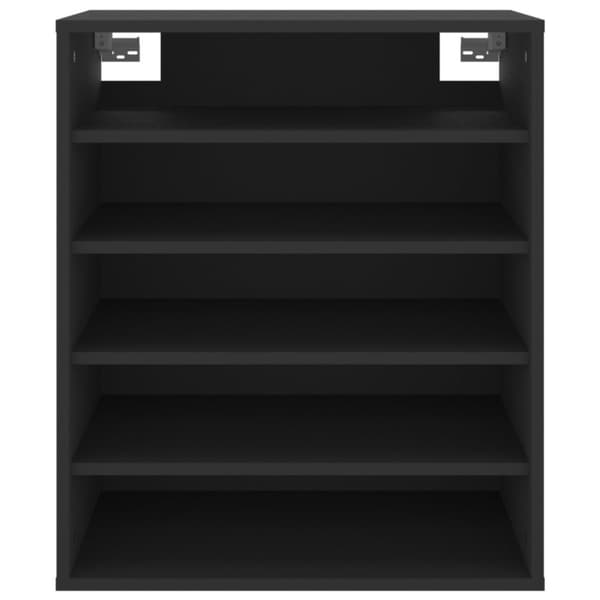 vidaXL skoreol 60x35x70 cm spånplade sort
