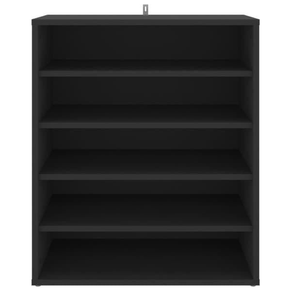 vidaXL skoreol 60x35x70 cm spånplade sort