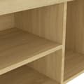 Miniatyrbillede 6 af 8: vidaXL skobænk med hynde 80x30x47 cm spånplade hvid og sonoma-eg