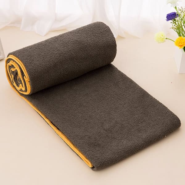 Skridsikker mikrofiber rejseøvelse Fitness Yoga Pilates måttebetræk Håndklædetæppe