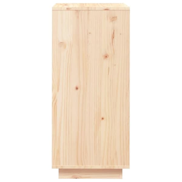 vidaXL Kenkäkaappi 35x35x80 cm täysi mänty
