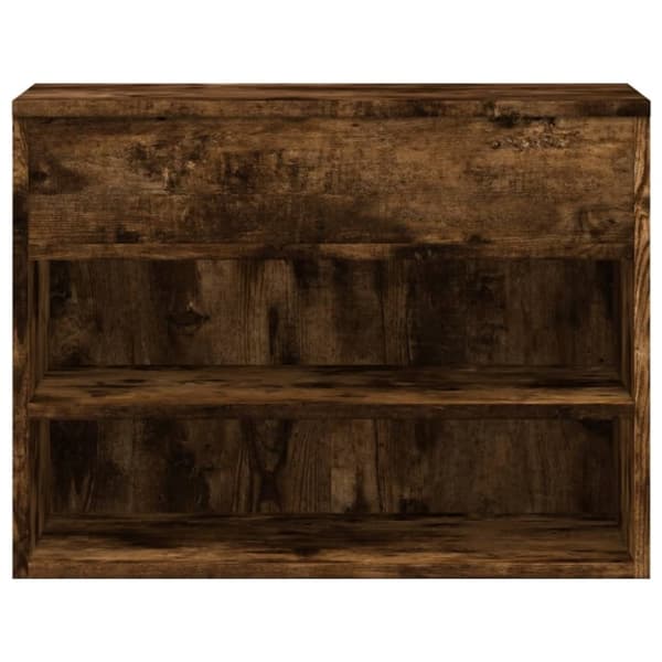 vidaXL Skobenk røkt eik 60x30x45 cm konstruert tre