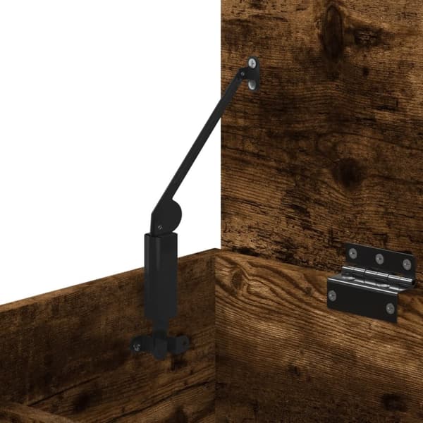 vidaXL Skobenk røkt eik 60x30x45 cm konstruert tre
