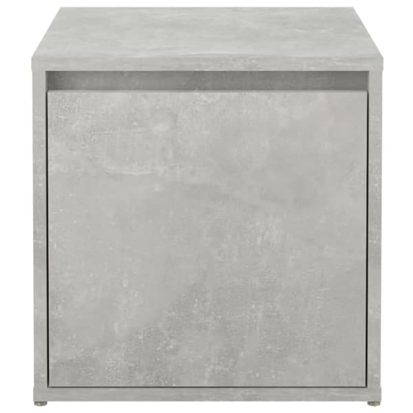 vidaXL Oppbevaringsskap betonggrå 40,5x40x40 cm konstruert tre