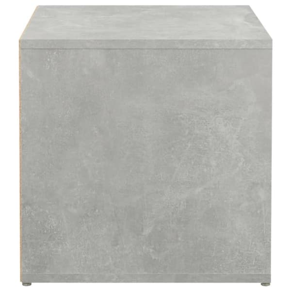 vidaXL Oppbevaringsskap betonggrå 40,5x40x40 cm konstruert tre