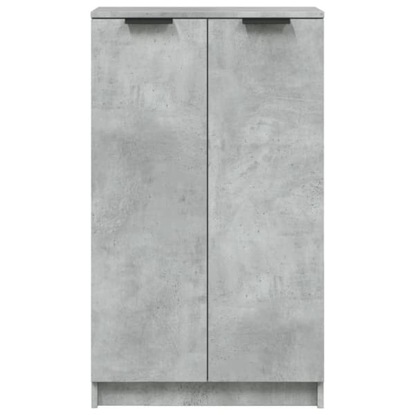 vidaXL Skoskap betonggrå 59x35x100 cm konstruert tre