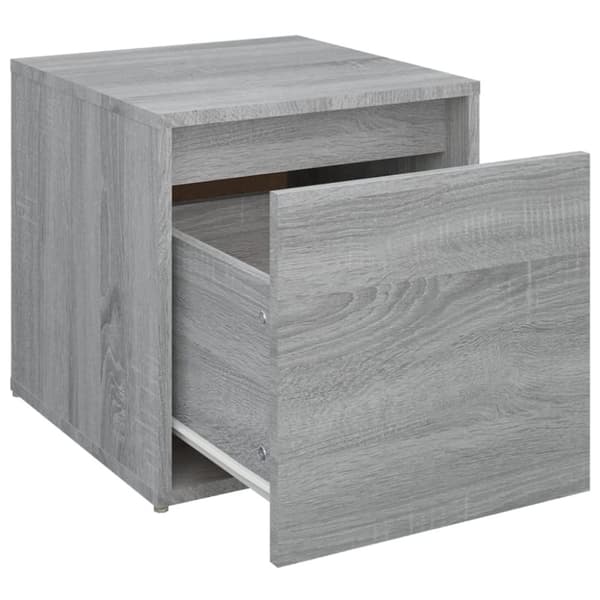 vidaXL Oppbevaringsskap grå sonoma 40,5x40x40 cm konstruert tre