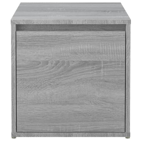 vidaXL Oppbevaringsskap grå sonoma 40,5x40x40 cm konstruert tre