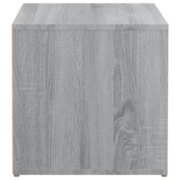 vidaXL Oppbevaringsskap grå sonoma 40,5x40x40 cm konstruert tre