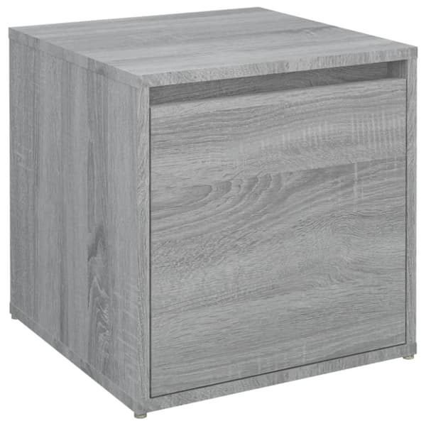 vidaXL Oppbevaringsskap grå sonoma 40,5x40x40 cm konstruert tre