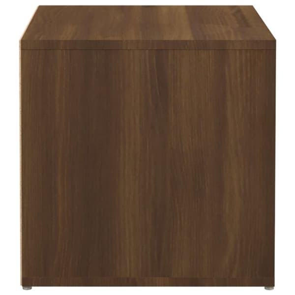 vidaXL Oppbevaringsskap brun eik 40,5x40x40 cm konstruert tre